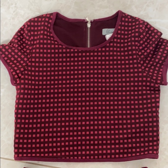 Red shirt + skirt set by Elisa B. Children’s 14 - Picture 2 of 3